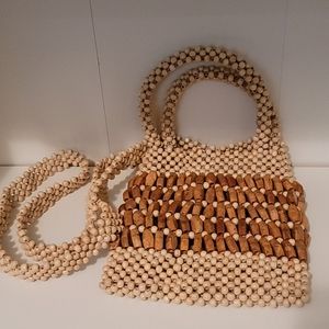 Straw Studios Beaded Purse